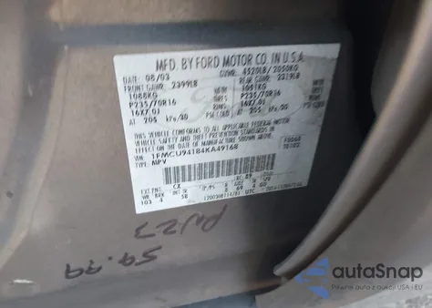 2004 Ford Escape Limited z USA, uszkodzony, nr VIN 1FMCU94184KA49168